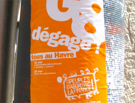 Manifestation anti G8 à Paris