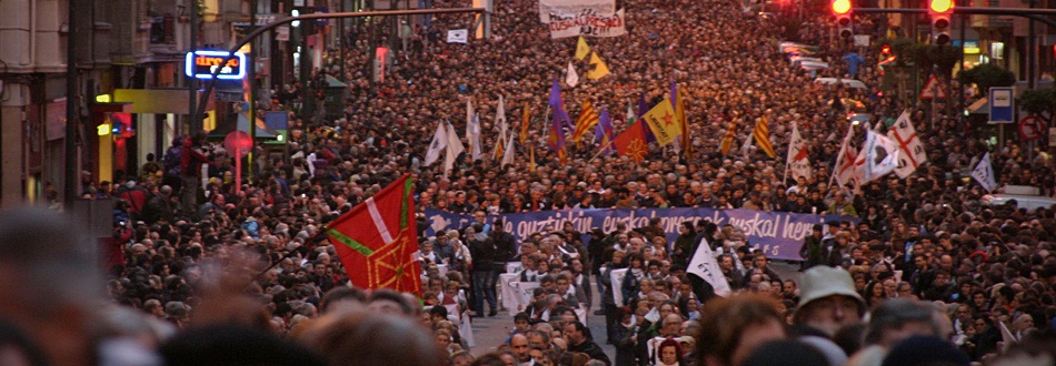 A Bilbao, la rue se mobilise pour les prisonniers basques