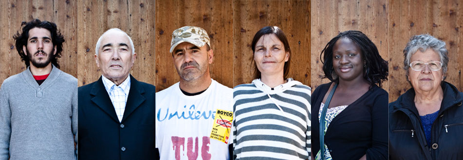 Au meeting, sur la plage