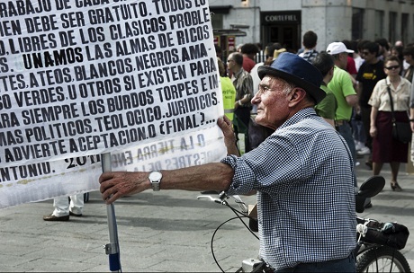 À Madrid, les Indignés fêtent leur premier anniversaire malgré le durcissement pénal