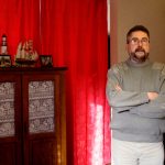 Jean-Paul Noblet, ouvrier chez PSA Rennes, chez lui à St-Méen-le-Grand (35).