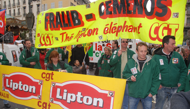 Les Fralib se rappellent à Hollande