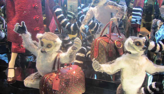 Vitrines de Noël, un vulgaire étal de luxe