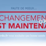 Le changement (d’année) c’est maintenant