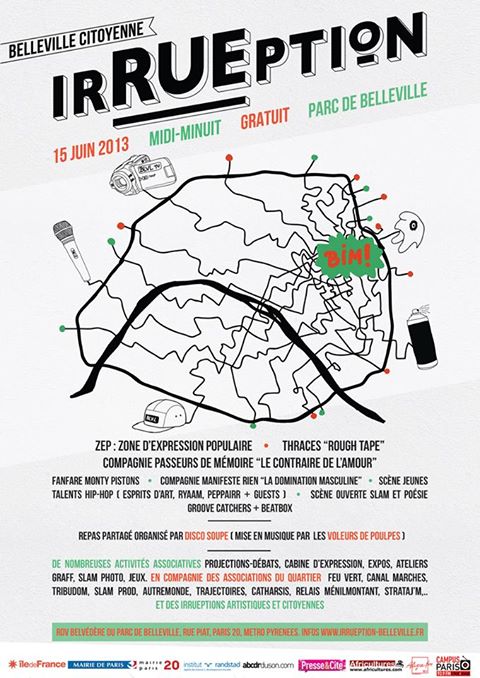 Festival IRRUEPTION à Belleville