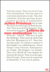 Lettres de non-motivation