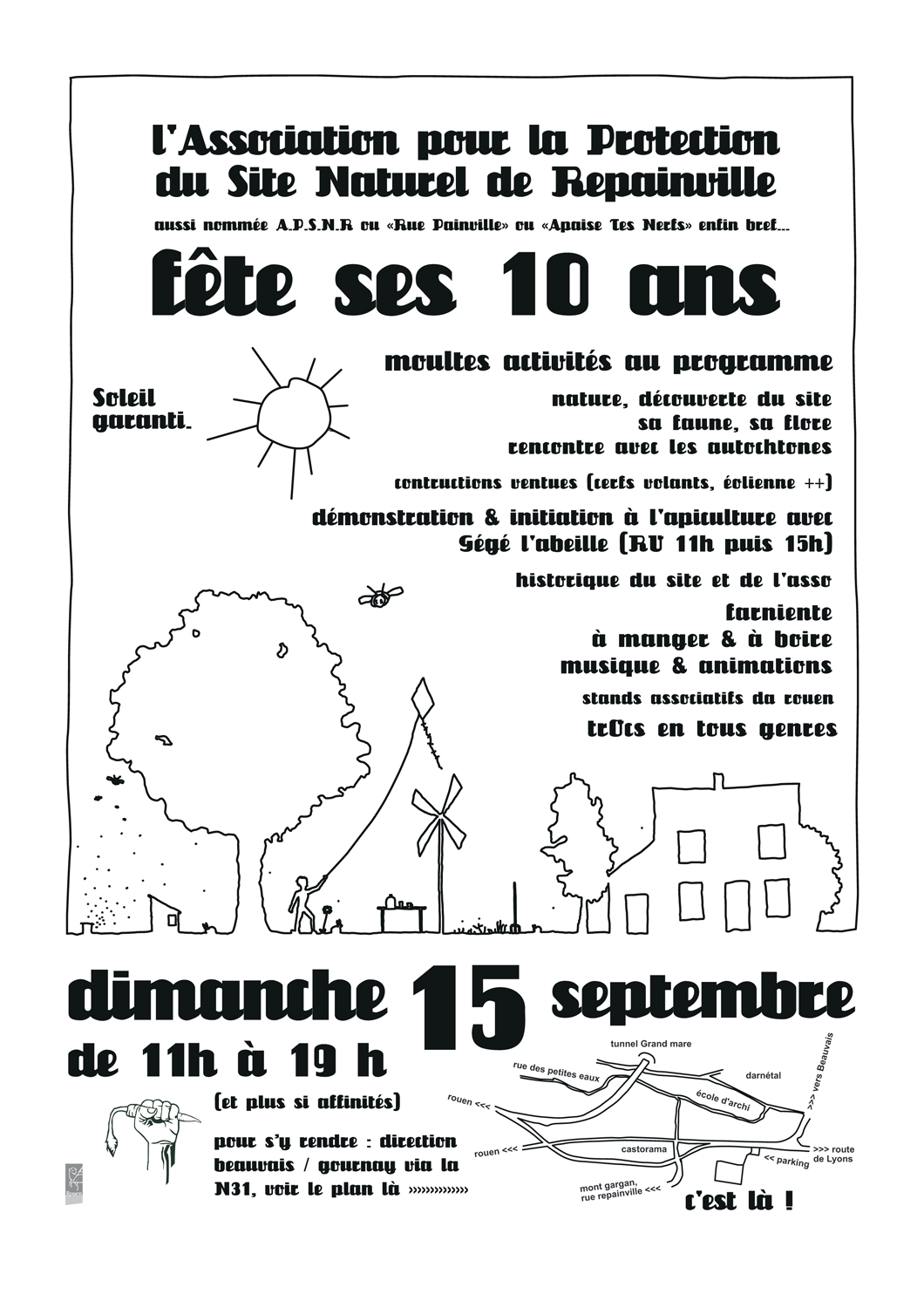 Fête des 10 ans des jardins partagés de Repainville