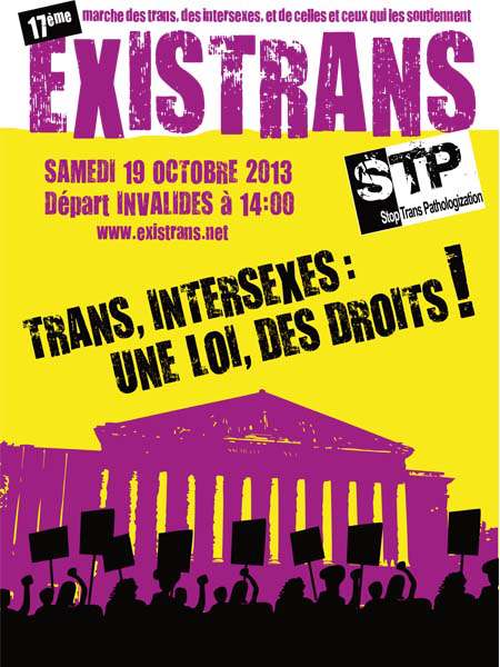 La marche Existrans à Paris