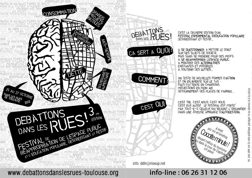 Festival Débattons dans les rues, Toulouse