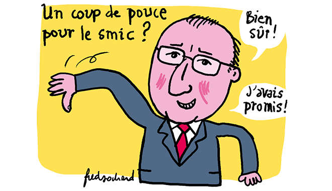 La hausse du Smic vue par Fred Sochard