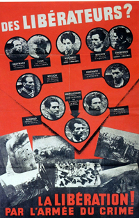 Affiche rouge : « Des immigrés qui ont fait trembler les nazis »