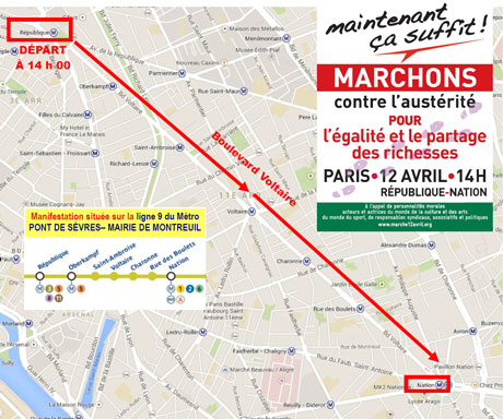 Marcher contre l&rsquo;austérité