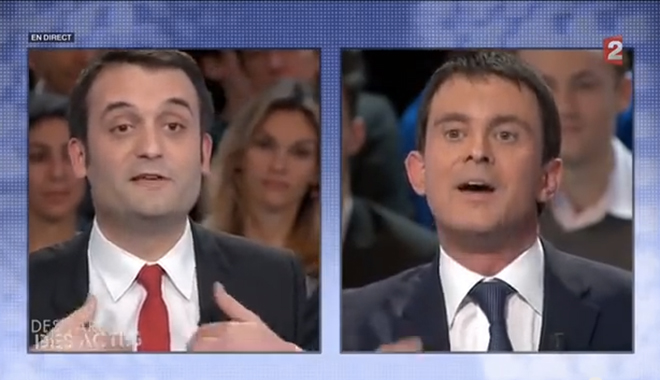 Valls et Philippot sont sur un plateau…