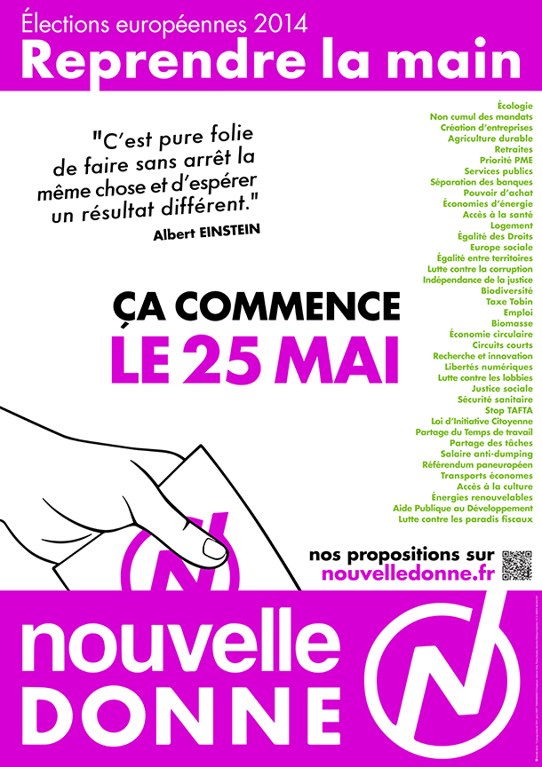 Européennes : quel projet politique pour Nouvelle donne ?
