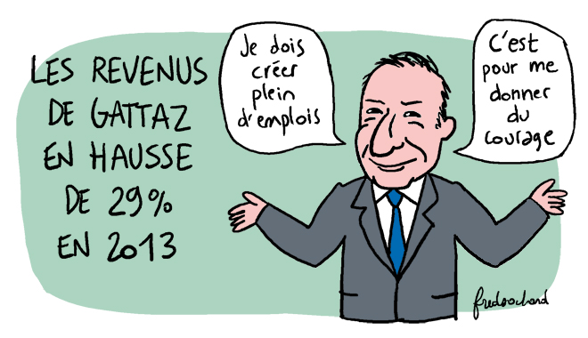 Gattaz bien servi par lui-même