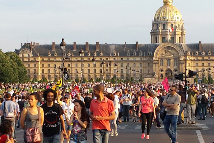 Manifestation pour Gaza : des images et des mots