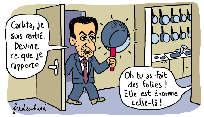 Retour de garde à vue pour Sarkozy