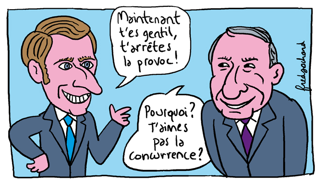 Macron et Gattaz au coude à coude