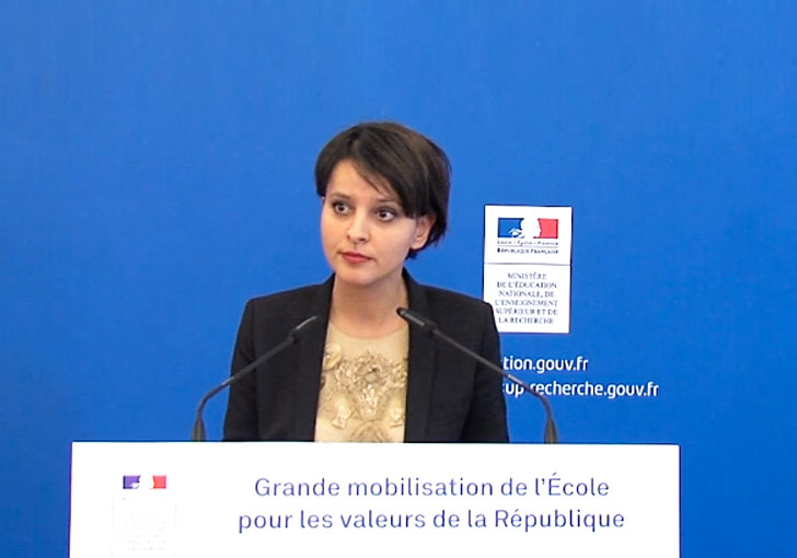 Charlie Hebdo : Vallaud-Belkacem ne veut pas entendre les questions des élèves