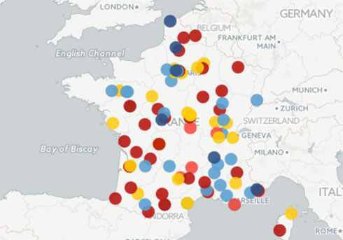 Carte interactive des dérapages de candidats FN