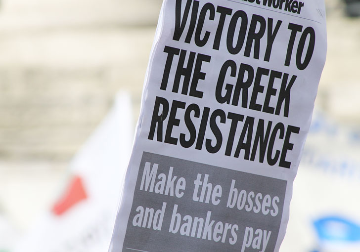 La Grèce sur un fil