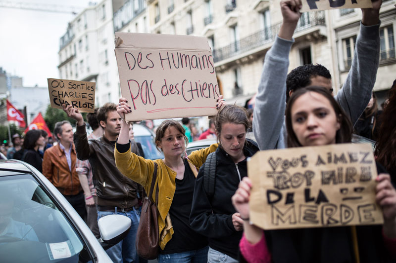 Portfolio : migrants, une journée à la Chapelle