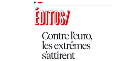 Laurent Joffrin : les extrêmes qui se rejoignent ou les fils qui se touchent ?