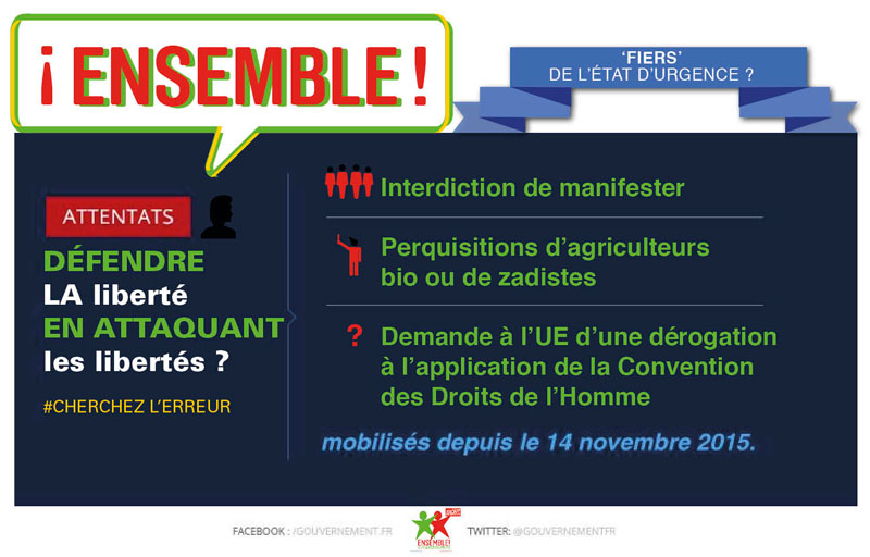 État d&rsquo;urgence et libertés : la résistance peut-elle s&rsquo;élargir ?