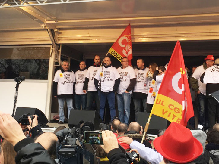 Goodyear : « On leur fait peur parce qu’on est déterminés »