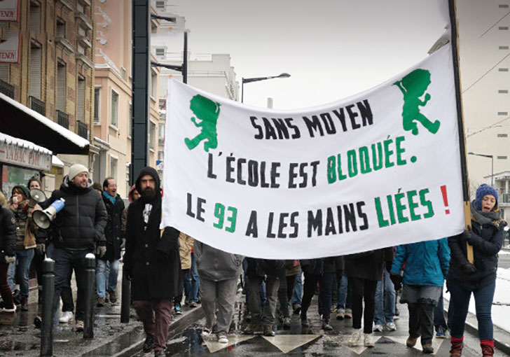 En grève, les enseignants du 93 poursuivent la lutte des classes