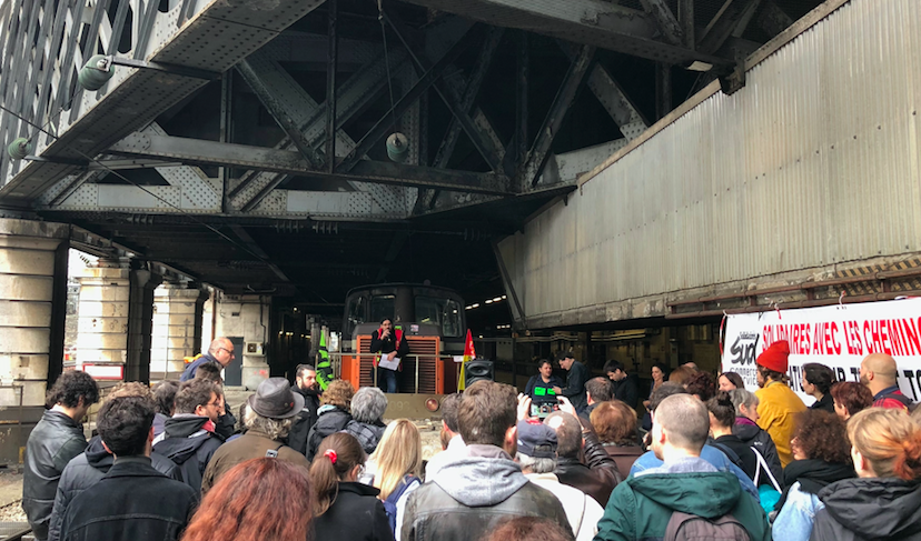 « Si les cheminots lâchent et si les Français abandonnent, c’est le début de la fin »