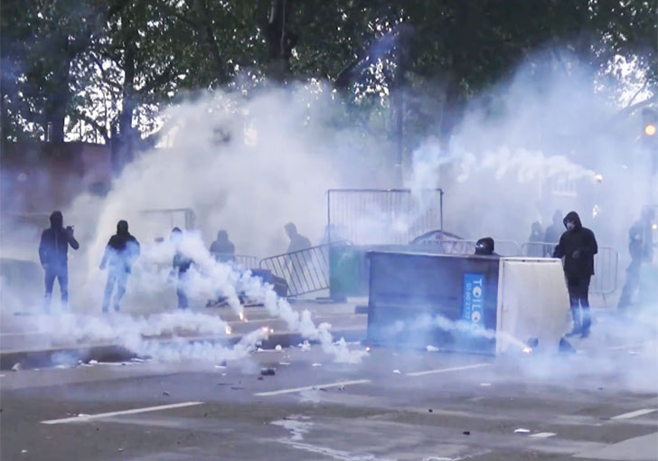 1er Mai : le lumpenmanifestant en burqa paramilitaire