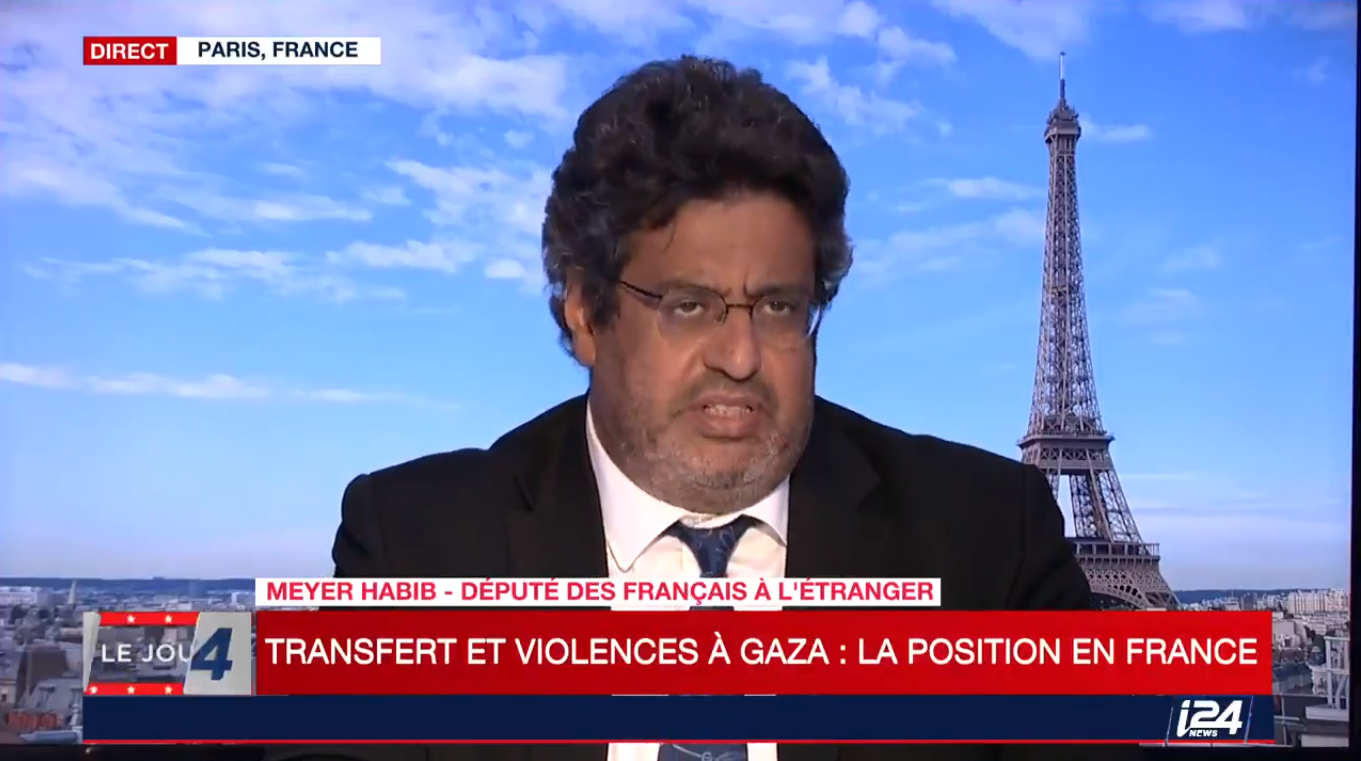 Meyer Habib (UDI) juge les Palestiniens « seuls responsables » des morts causés par Israël