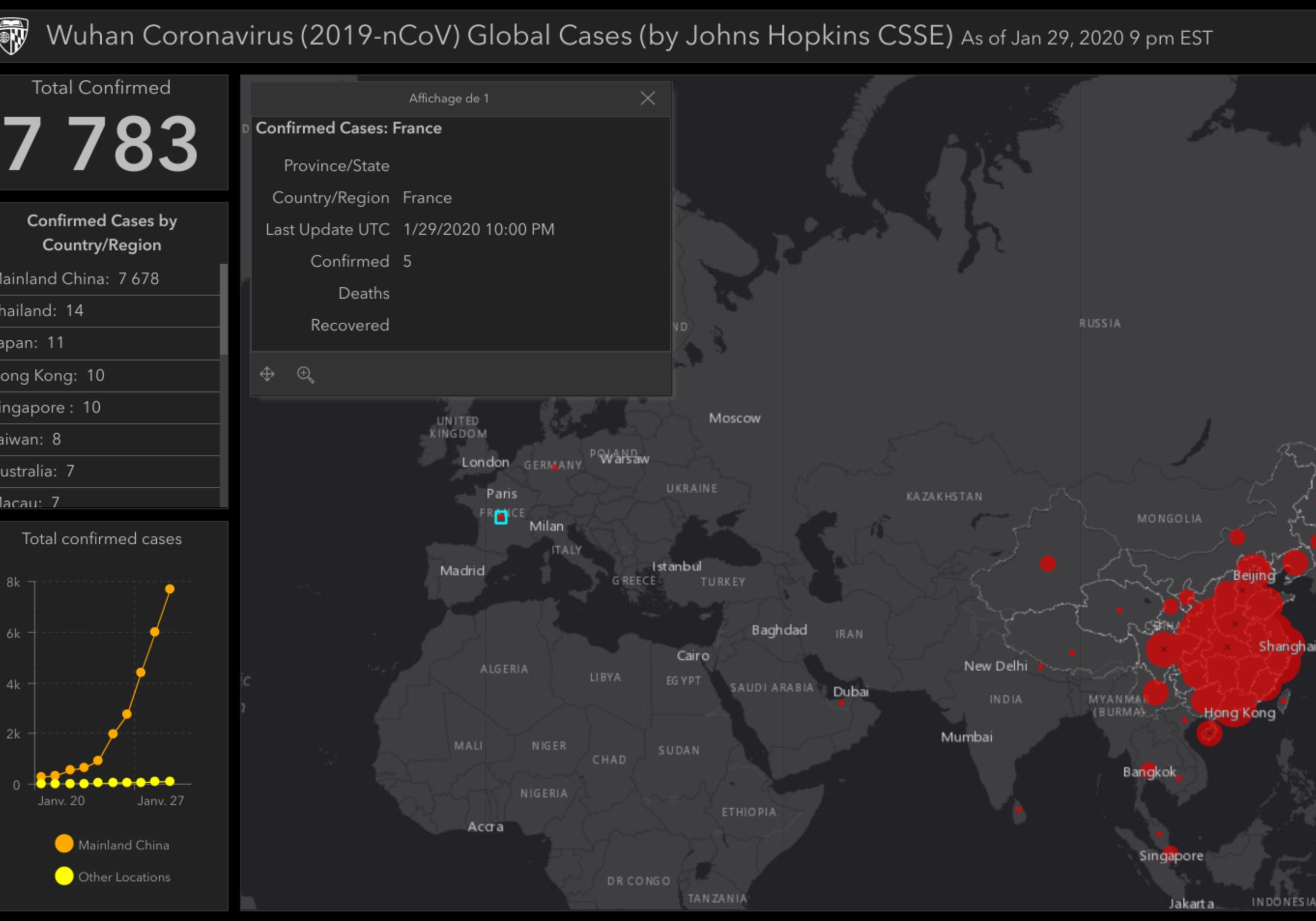 Coronavirus : « Tout ce qui arrive en Chine a des répercussions sur le reste du monde »