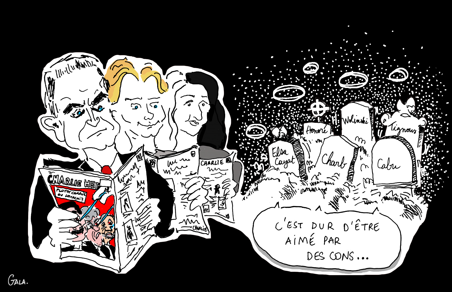 C&rsquo;est dur d&rsquo;être aimé par des cons