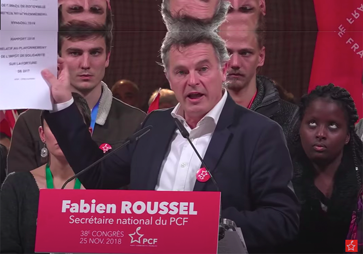 PCF : les doubles langages de Fabien Roussel