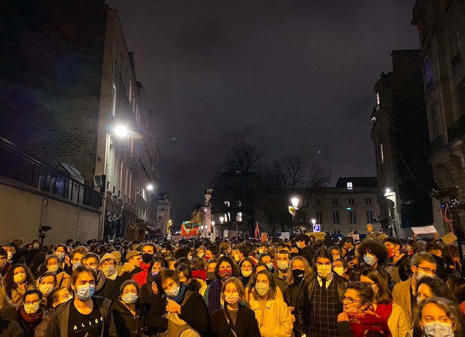 On était au rassemblement contre la proposition de loi pour une sécurité globale à Paris