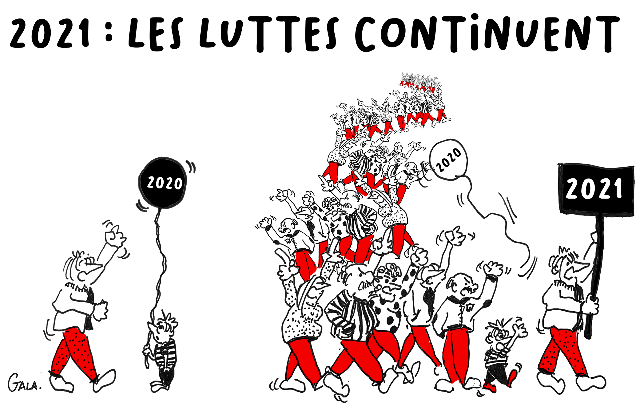 2021 : les luttes continuent