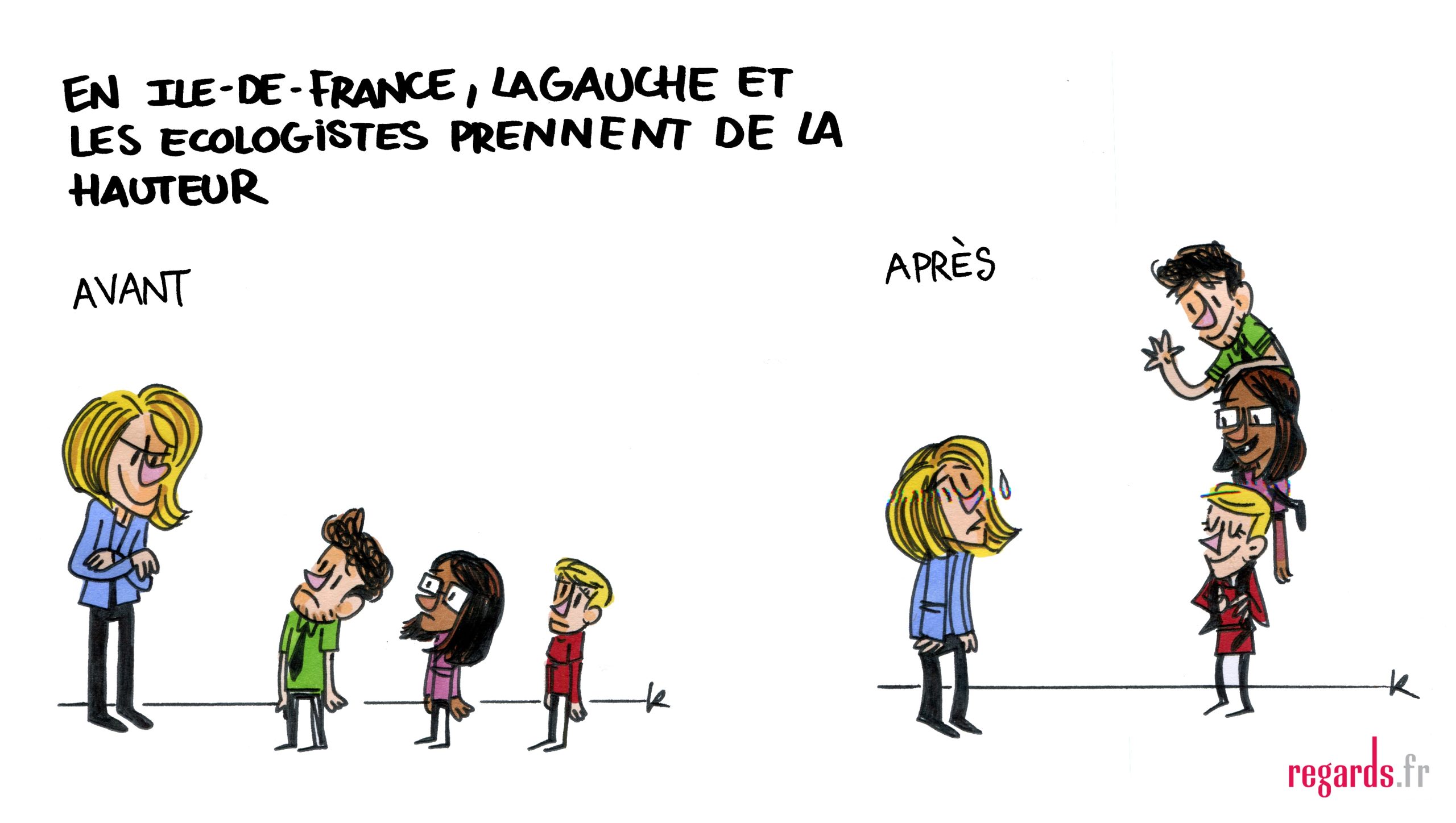 La gauche prend de la hauteur