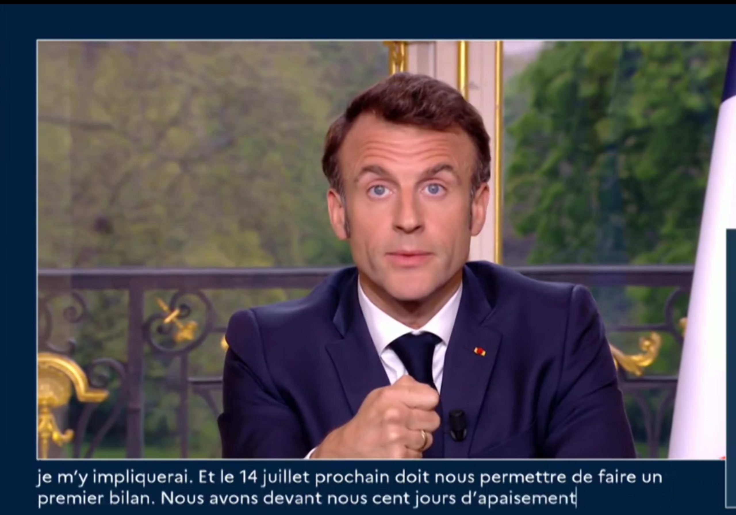 Cette semaine d&rsquo;« apaisement » vous a été offerte par Emmanuel Macron